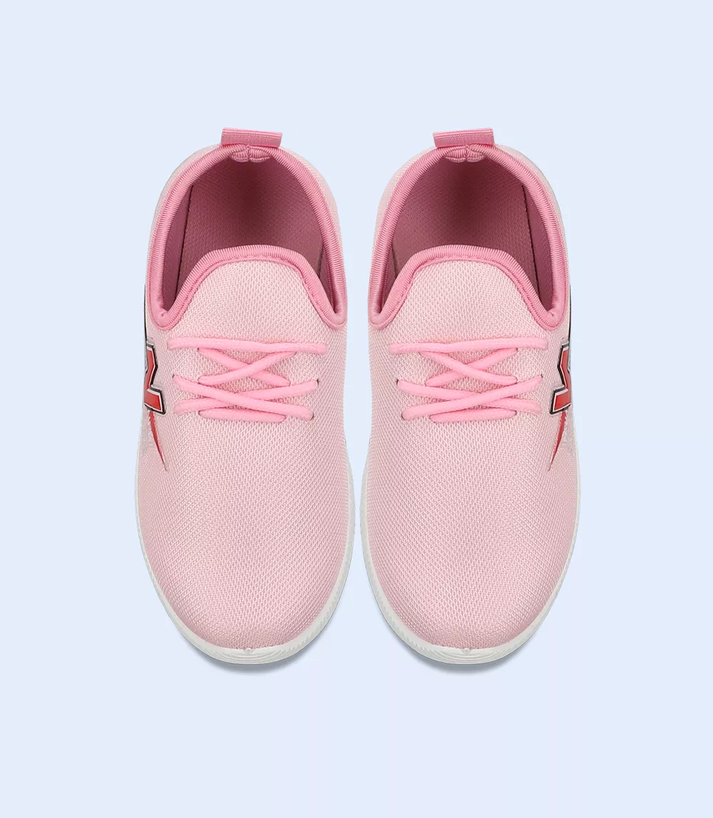 KG0085-PINK-Girls Casual Sneakers