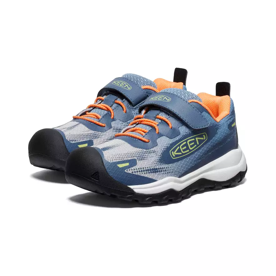 Little Kids' Wanduro Speed Hiking Shoe  |  Vintage Indigo/Tangerine