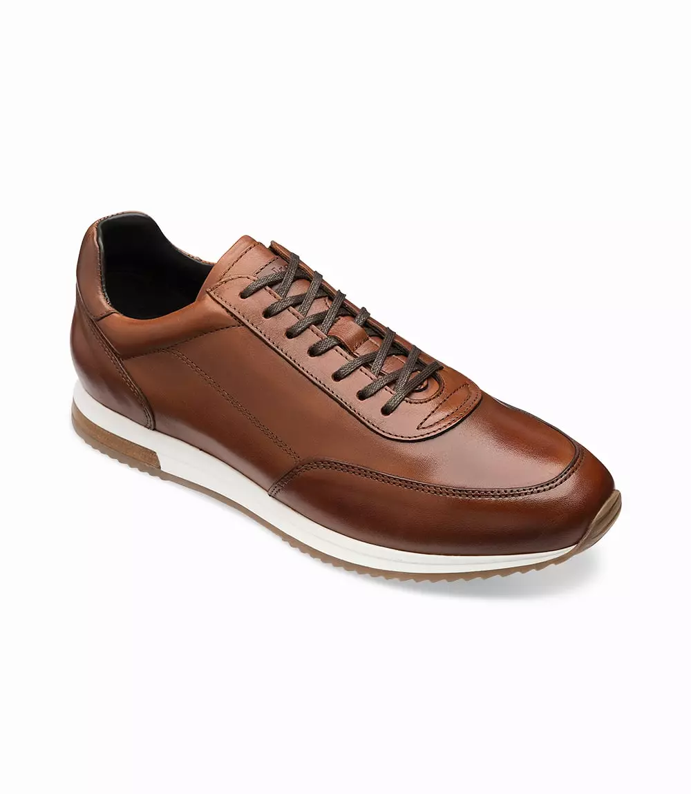 LOAKE  Bannister - Leather Sneakers - Cedar