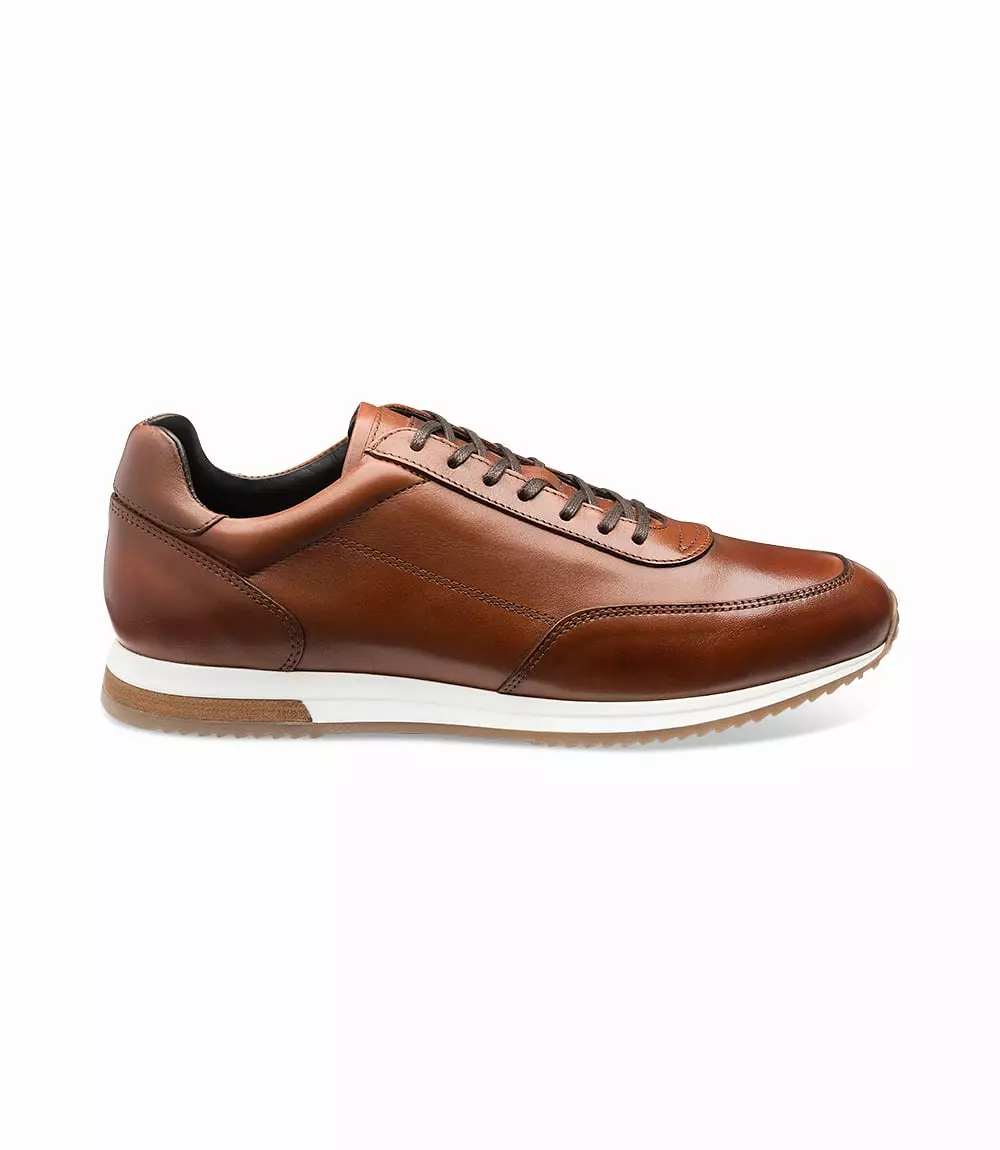 LOAKE  Bannister - Leather Sneakers - Cedar