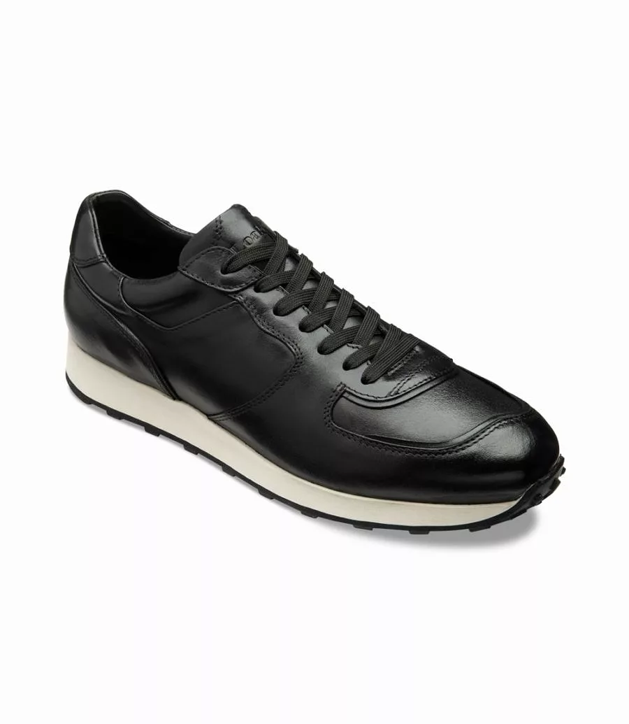 LOAKE  Foster - Leather Sneakers - Black Calf