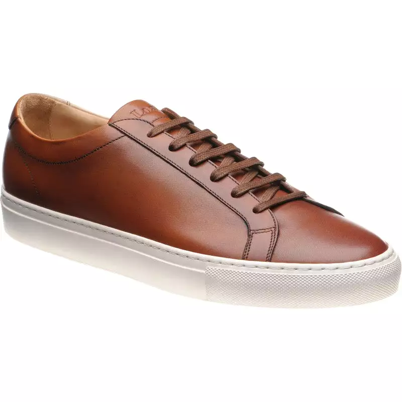 LOAKE  Sprint - Leather Sneakers -  Chestnut