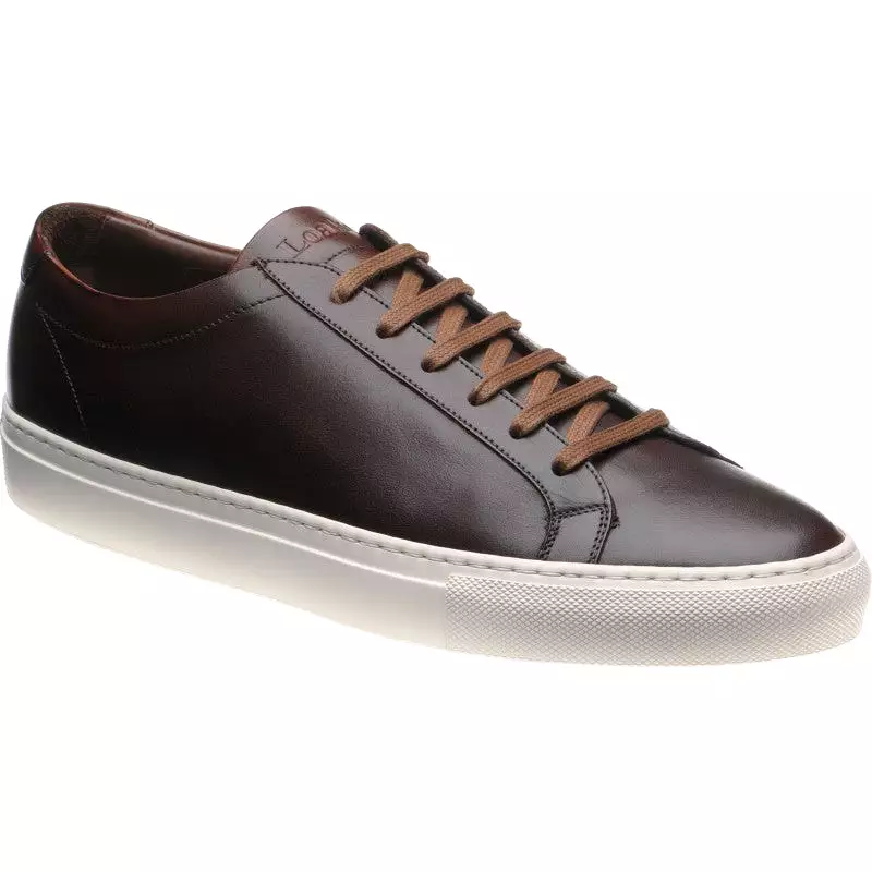 LOAKE  Sprint - Leather Sneakers -  Dark Brown