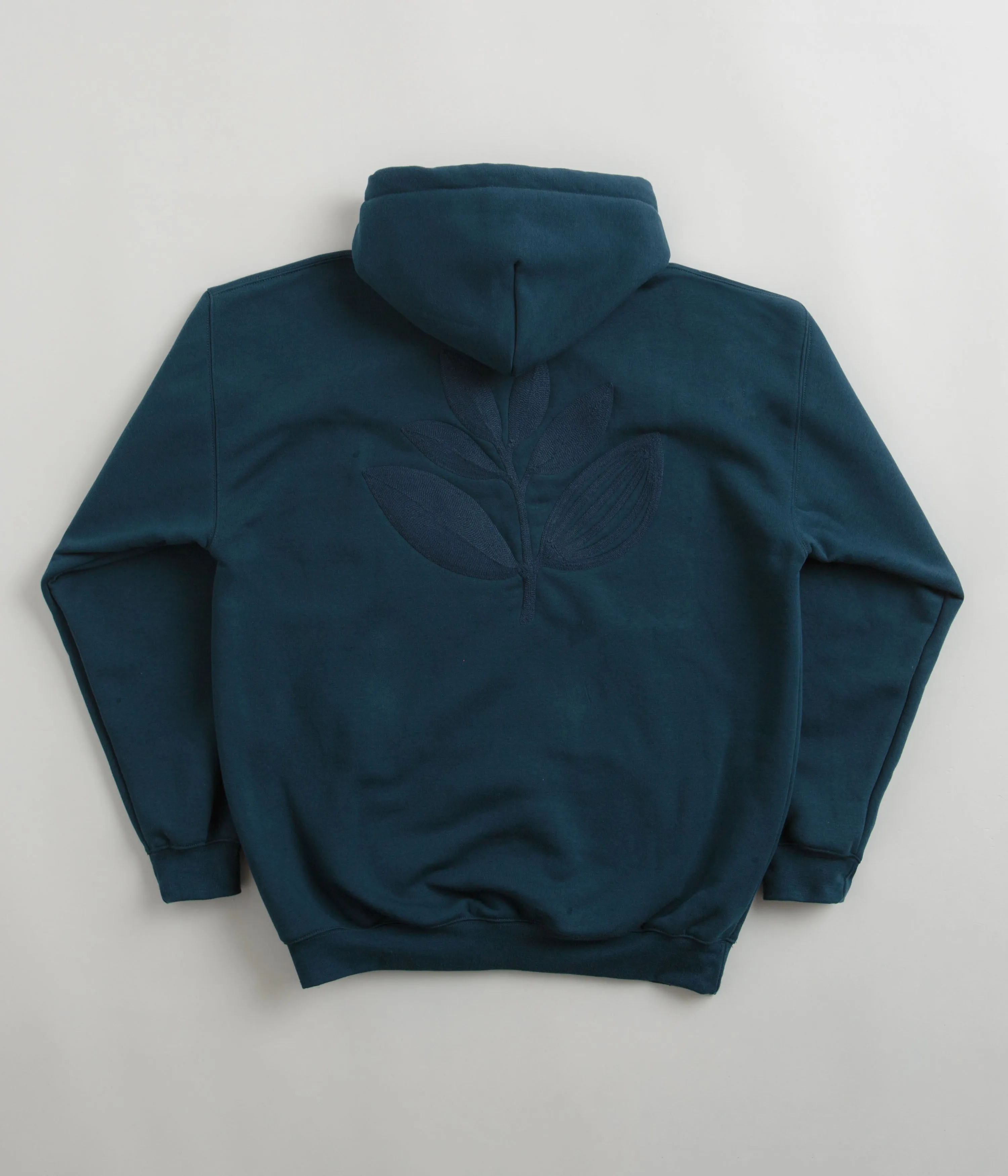 Magenta Embro Hoodie - Petrol Blue