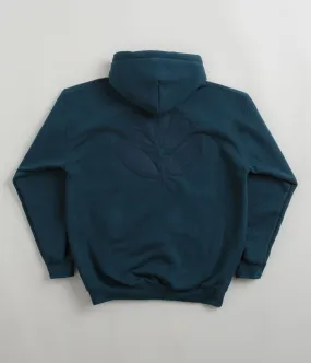 Magenta Embro Hoodie - Petrol Blue