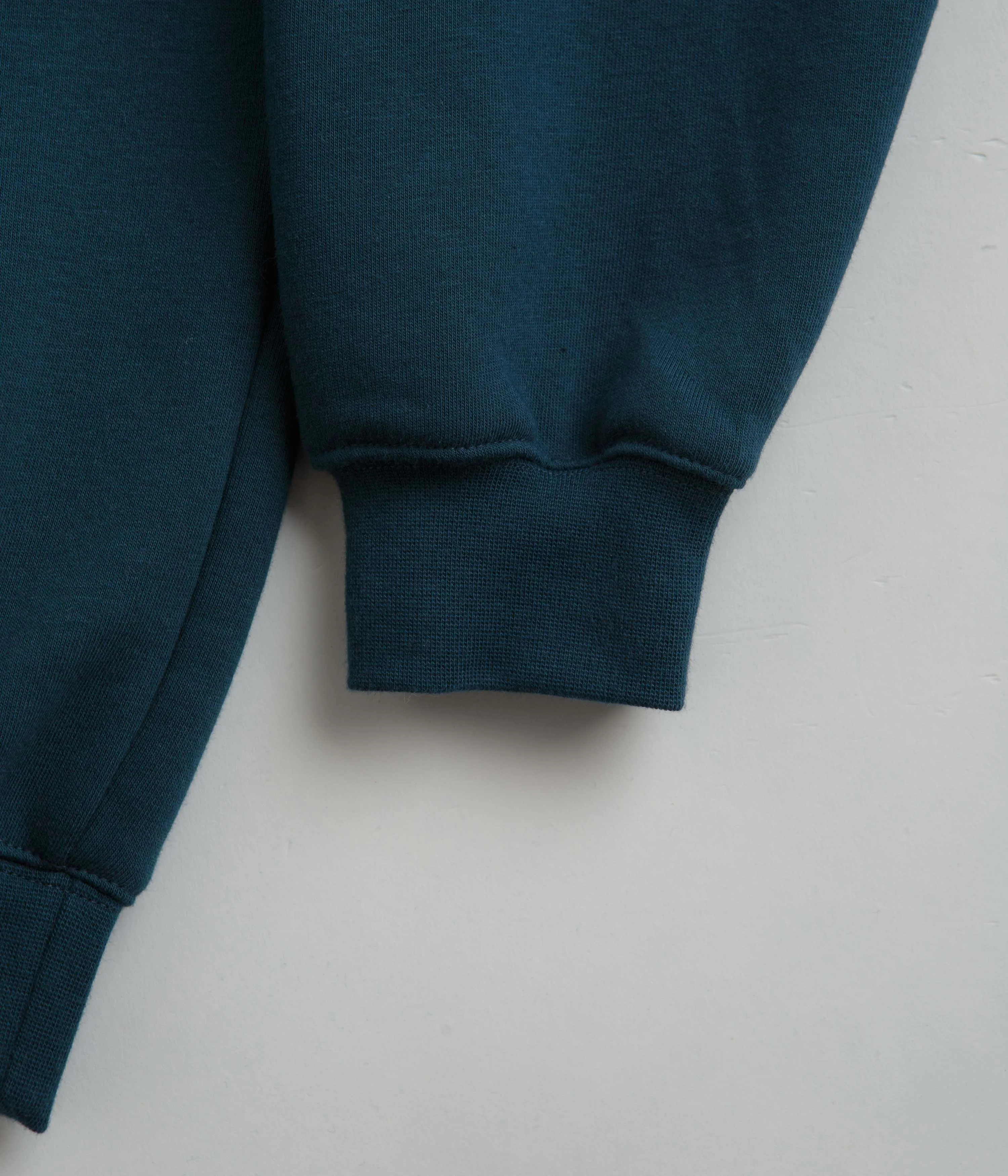 Magenta Embro Hoodie - Petrol Blue