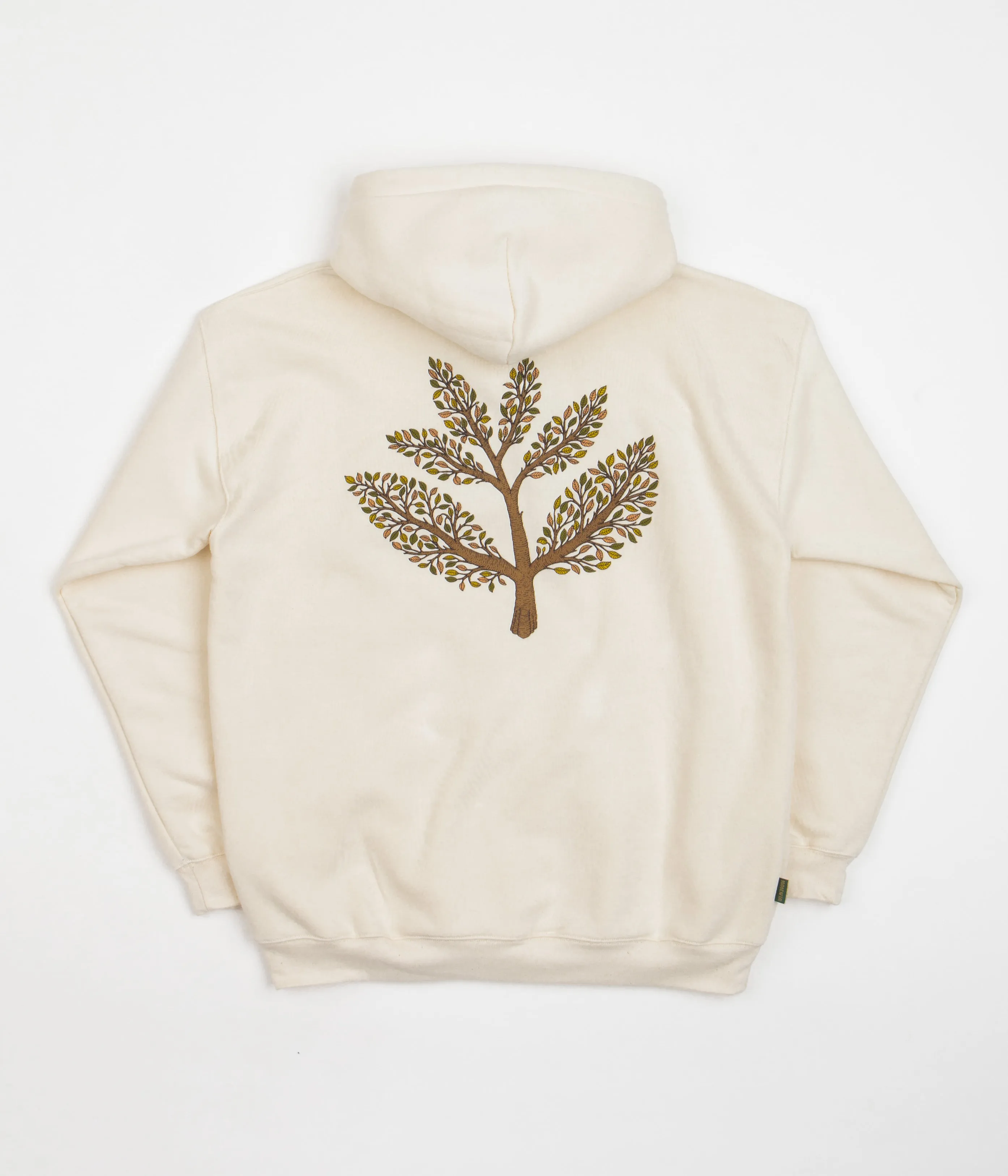 Magenta Tree Plant Hoodie - Natural