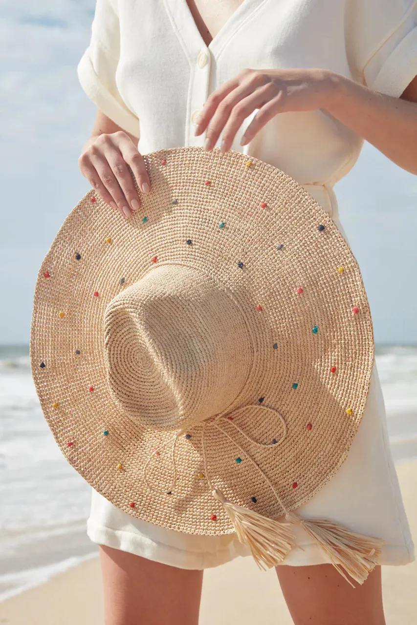 Mar Y Sol Natalia Sun Hat, Multi Dot