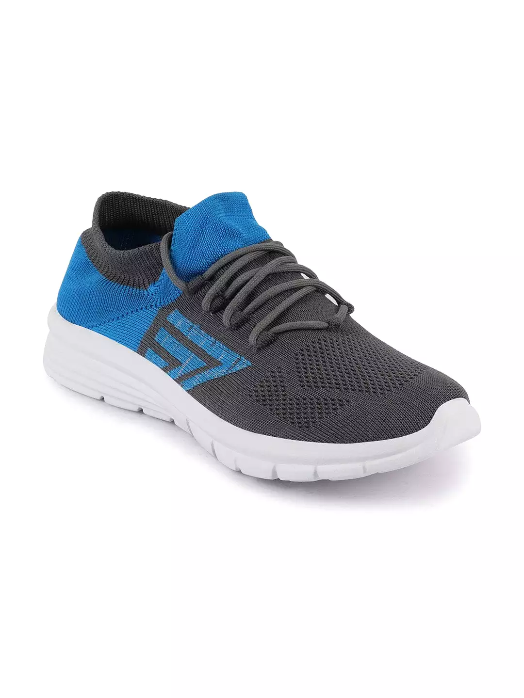 Men Grey Sports & Outdoors Lace Up Running Shoes