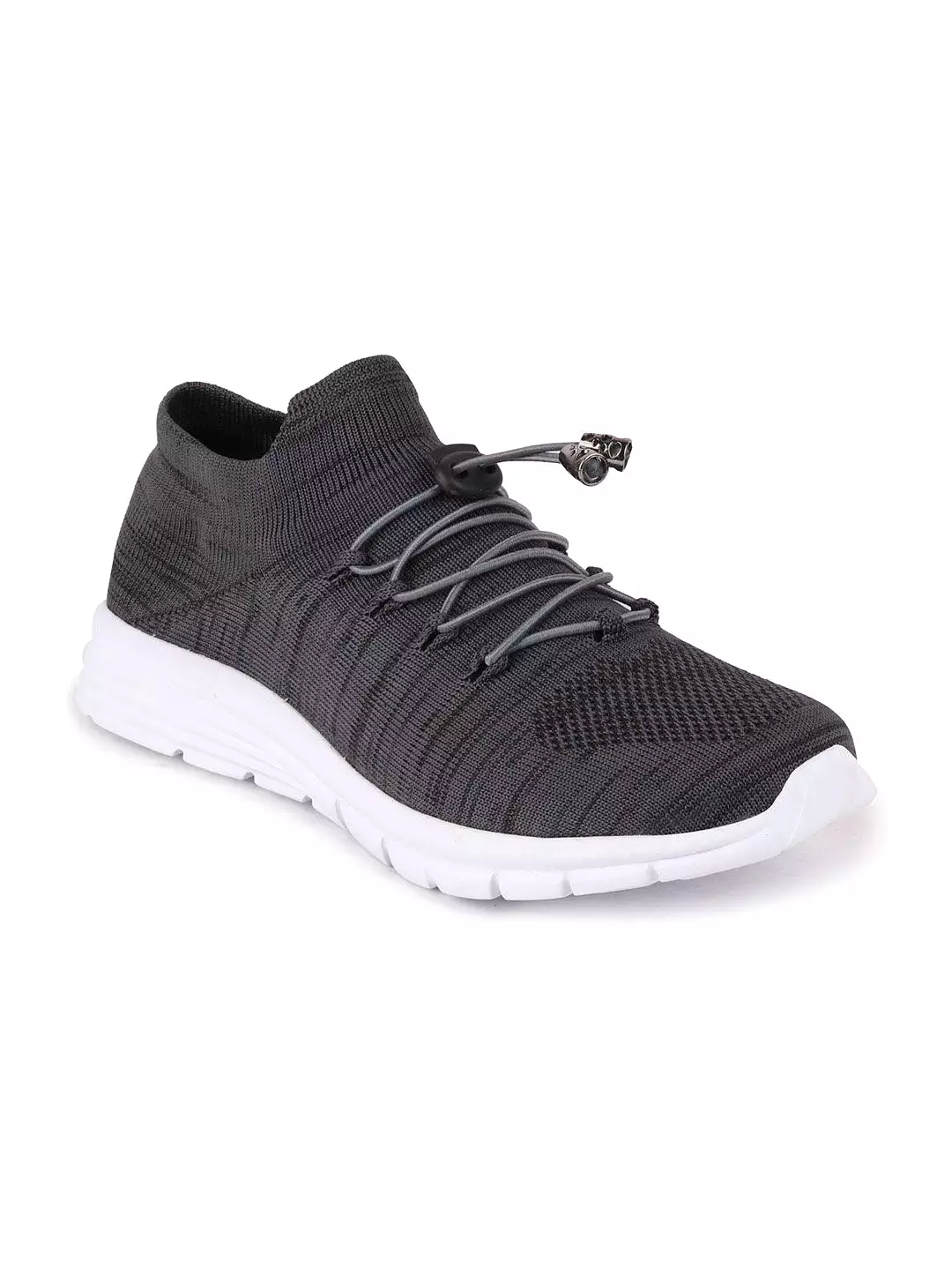 Men Grey Sports Lace-Up Outdoor Running Shoes