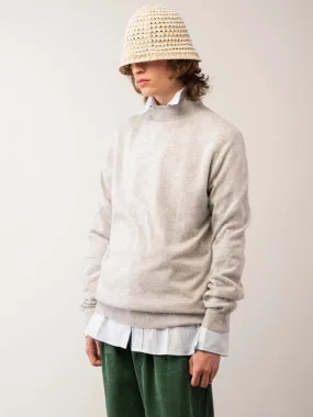 Men Mockneck Sweater - Grey