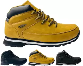 Men's Faux Leather Hiking Boots