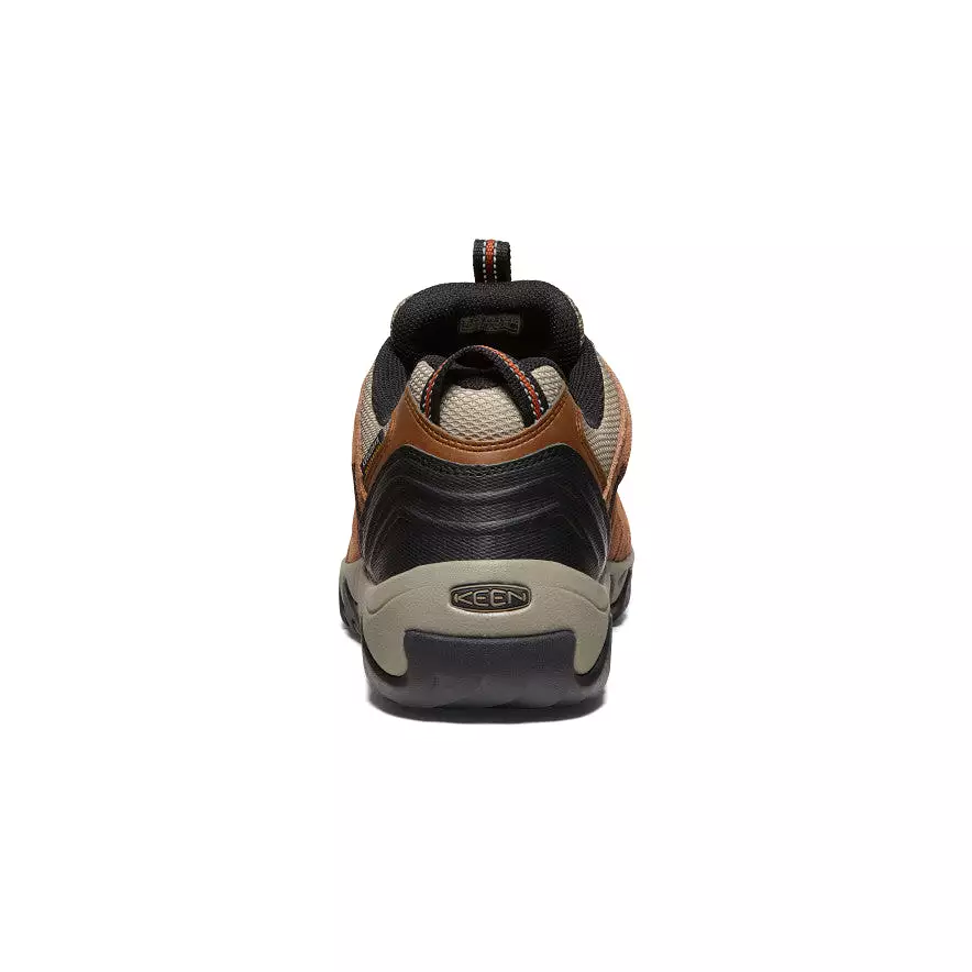 Men's Headout Waterproof Hiking Shoe  |  Bison/Fossil Orange