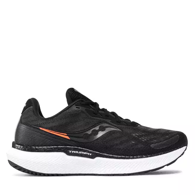 Mens Saucony Triumph 19 - Running Shoes Black/White