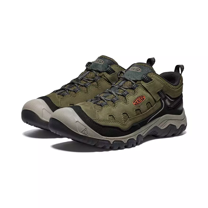 Men's Targhee IV Vented Hiking Shoe  |  Dark Olive/Gold Flame