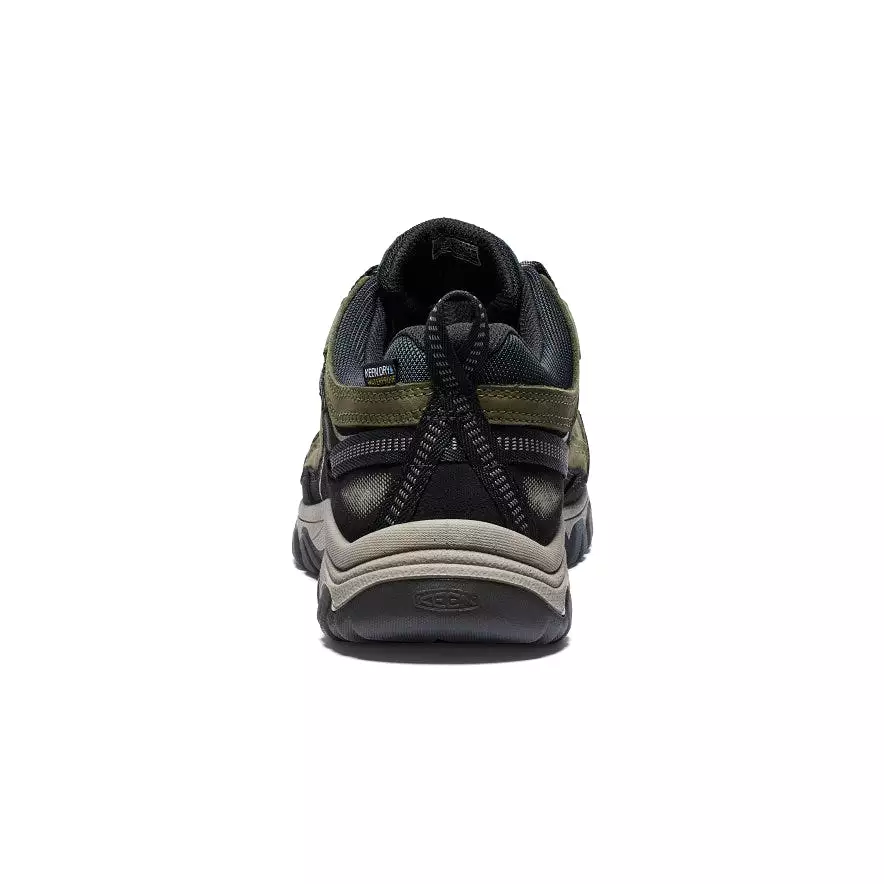 Men's Targhee IV Waterproof Hiking Shoe  |  Dark Olive/Gold Flame