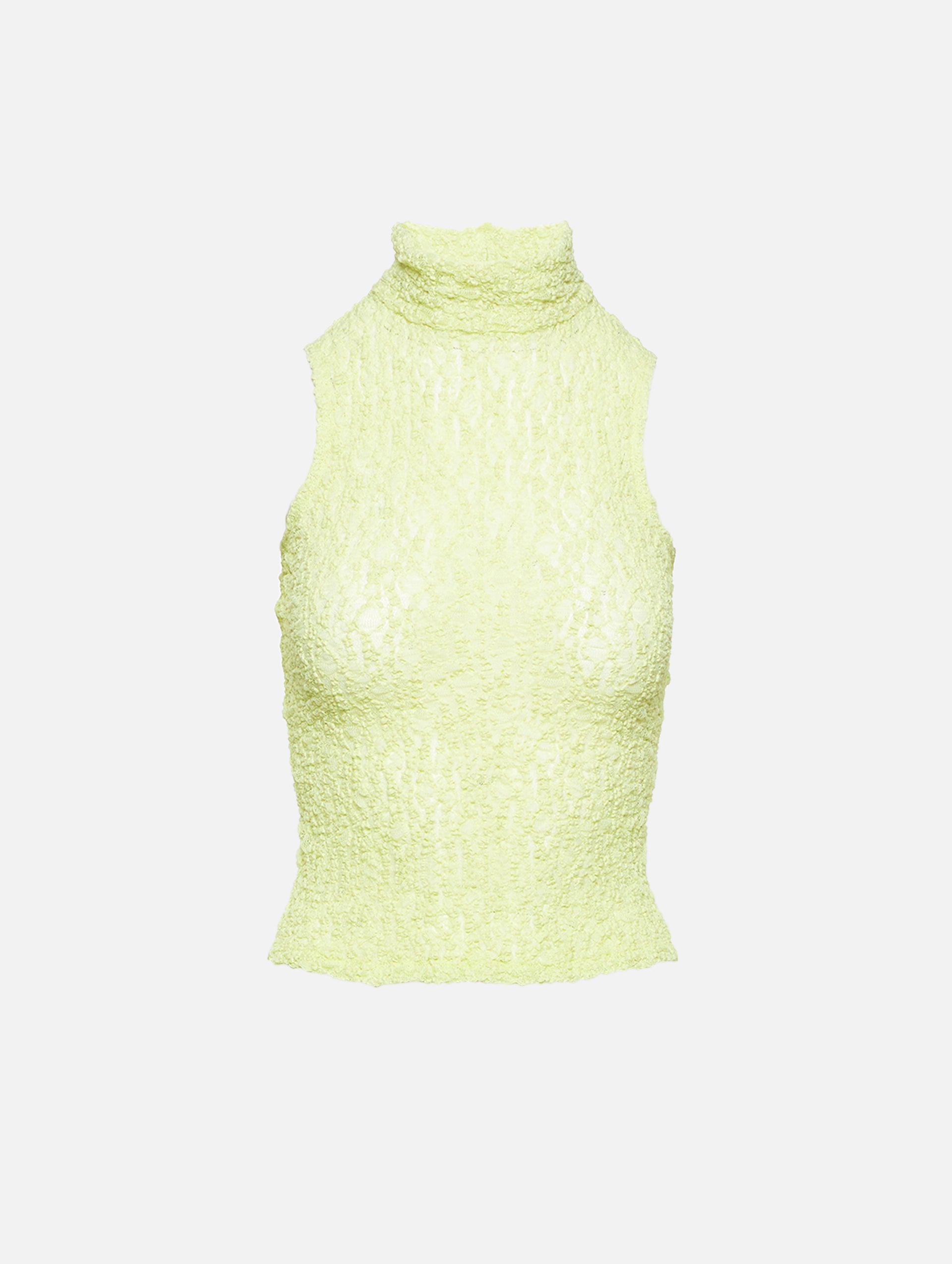 Mesh Mockneck Top