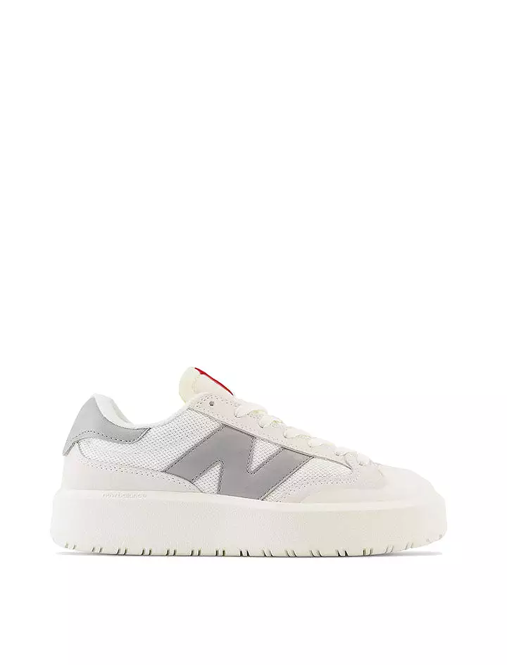 New Balance CT302 Trainers Sea Salt / Shadow Grey / Team Red