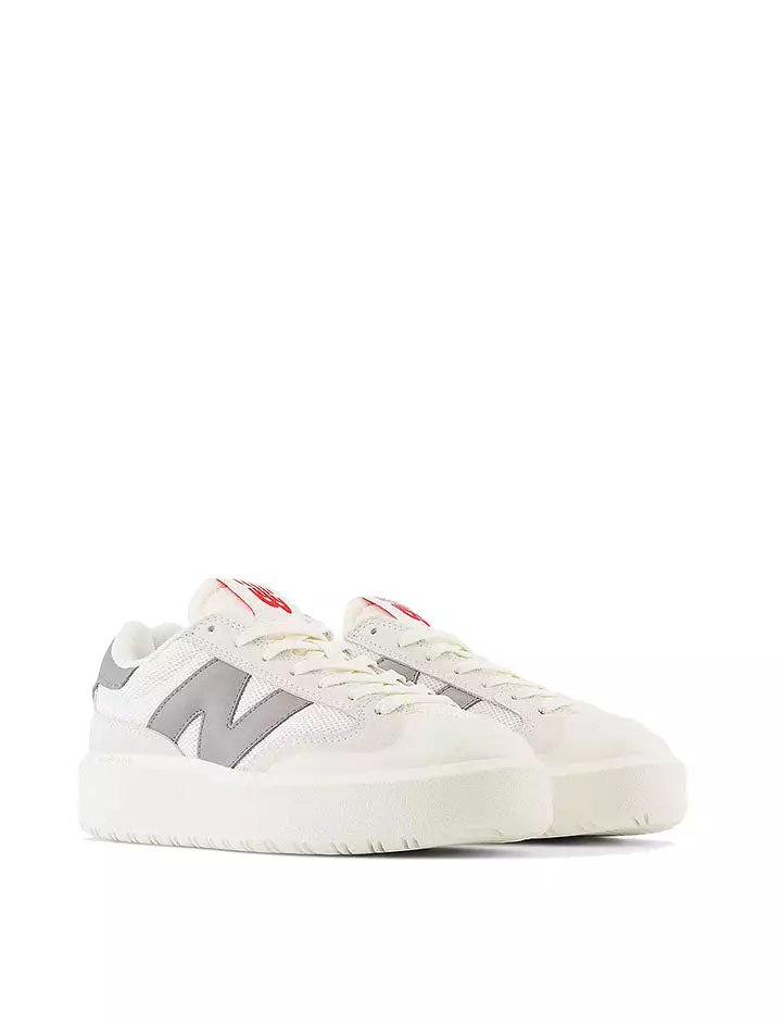 New Balance CT302 Trainers Sea Salt / Shadow Grey / Team Red