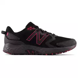 NEW BALANCE MEN'S 410 TRAIL BLACK/RED RUNNING SHOES (2E WIDE)