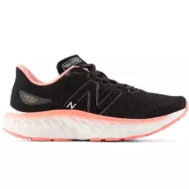 NEW BALANCE WOMEN'S FRESH FOAM EVOZ V3 BLACK/PINK RUNNING SHOES (B WIDTH)