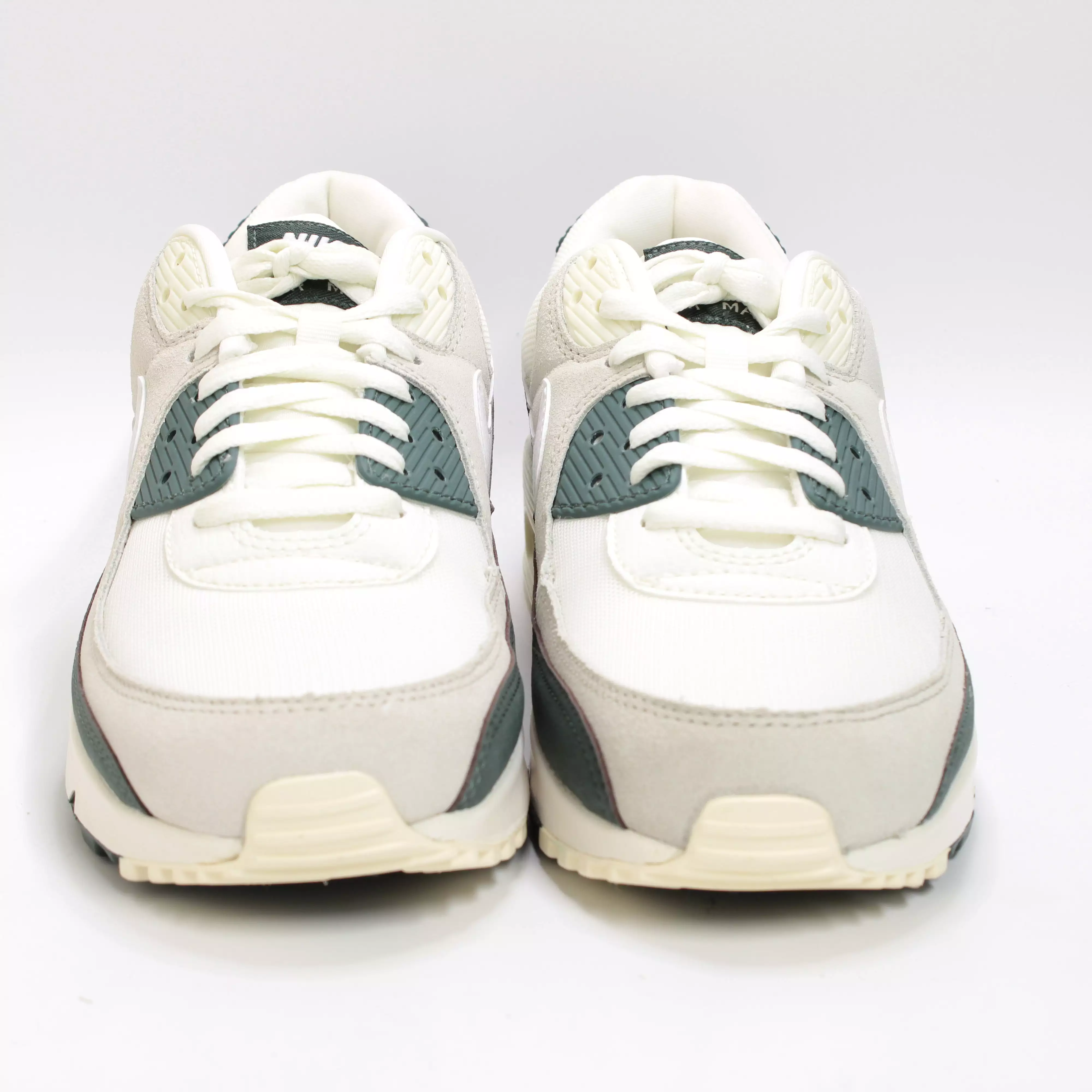 Nike Air Max 90 Trainers Sail White Vintage Green Coconut Milk Light Bone