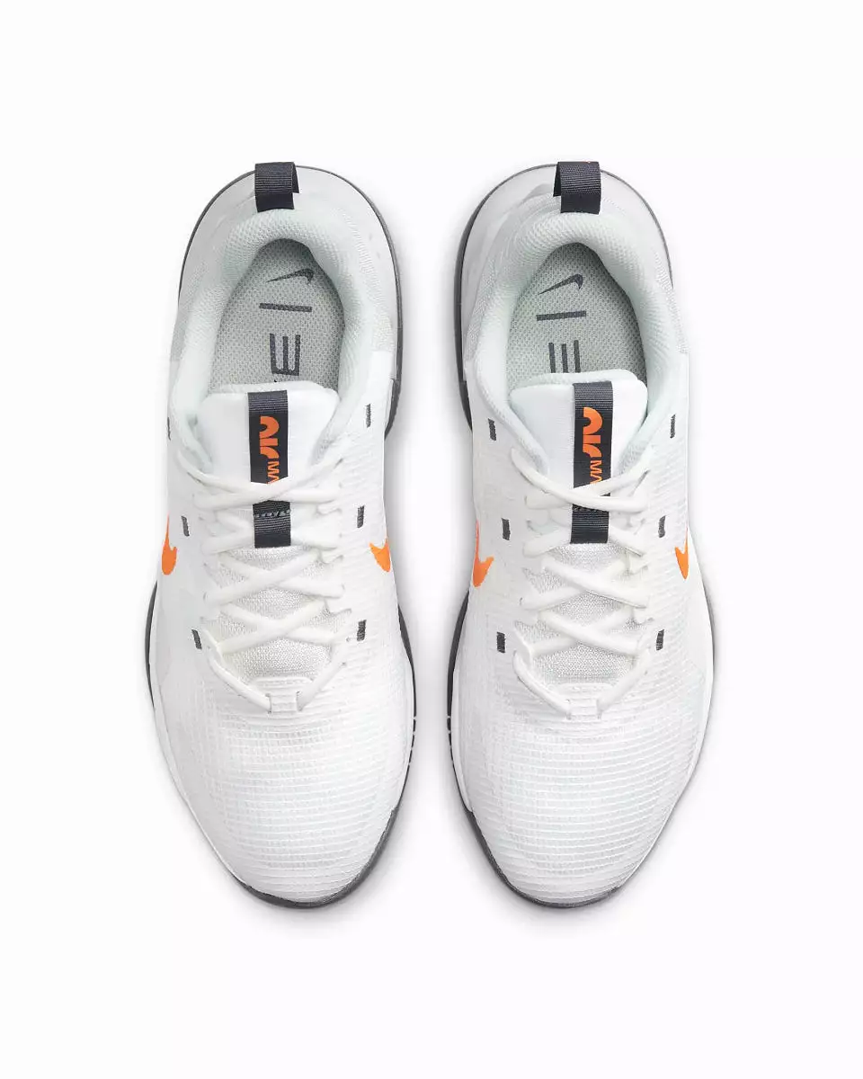 NIKE MEN'S AIR MAX ALPHA TRAINER 5 WHITE/ORANGE SHOE