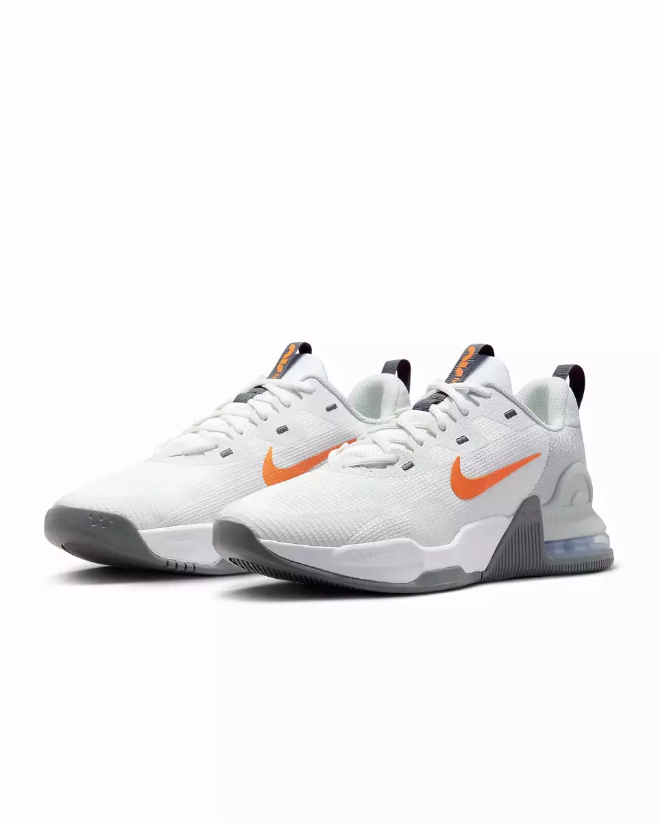 NIKE MEN'S AIR MAX ALPHA TRAINER 5 WHITE/ORANGE SHOE