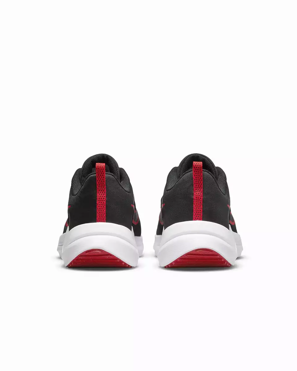 NIKE MEN'S DOWNSHIFTER 12 BLACK/RED SHOE