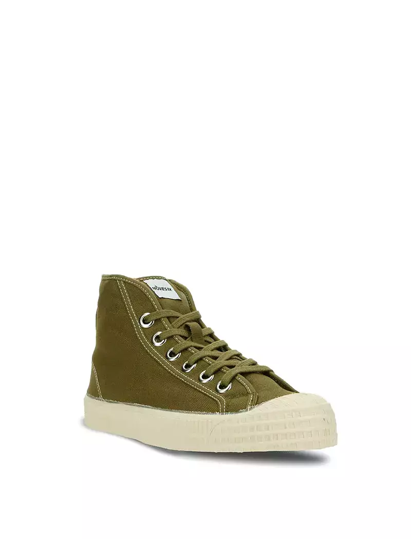 Novesta Womens Star Dribble Contrast Stitch Kari / Beige / Ecru