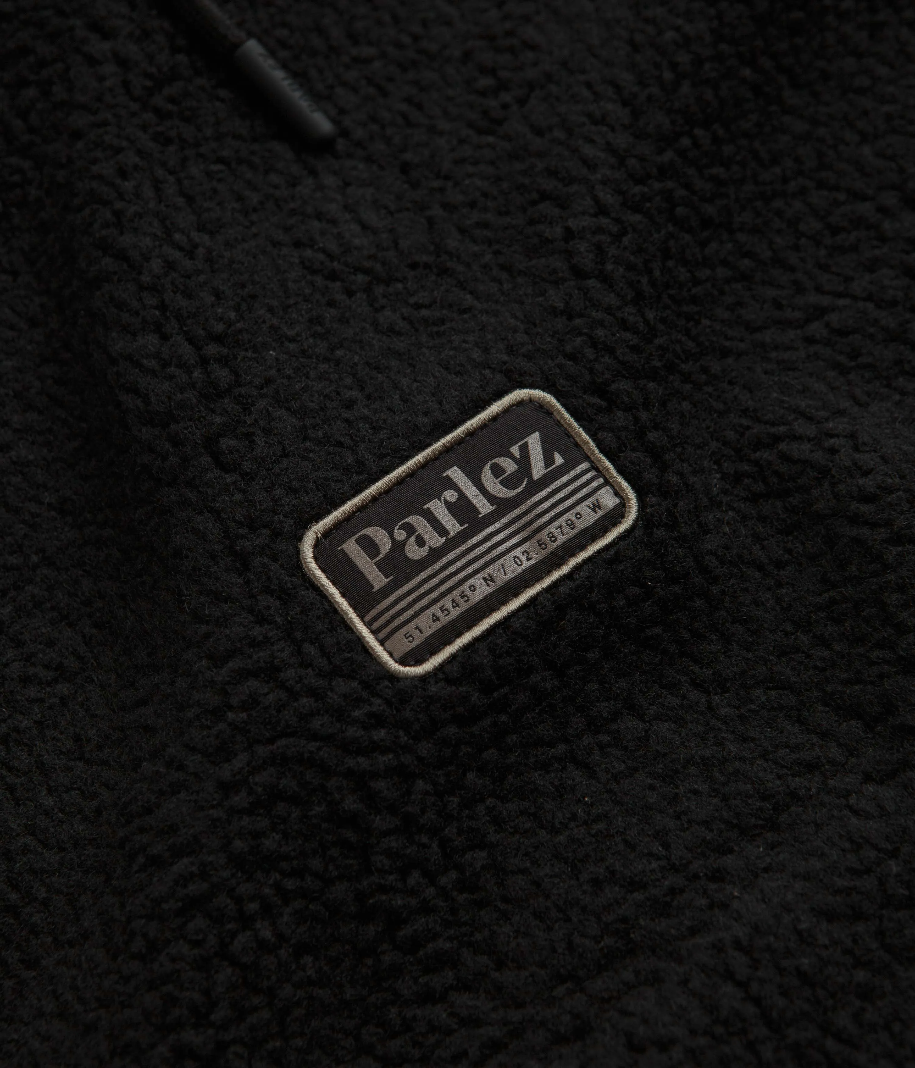 Parlez Carval Fleece Hoodie - Black