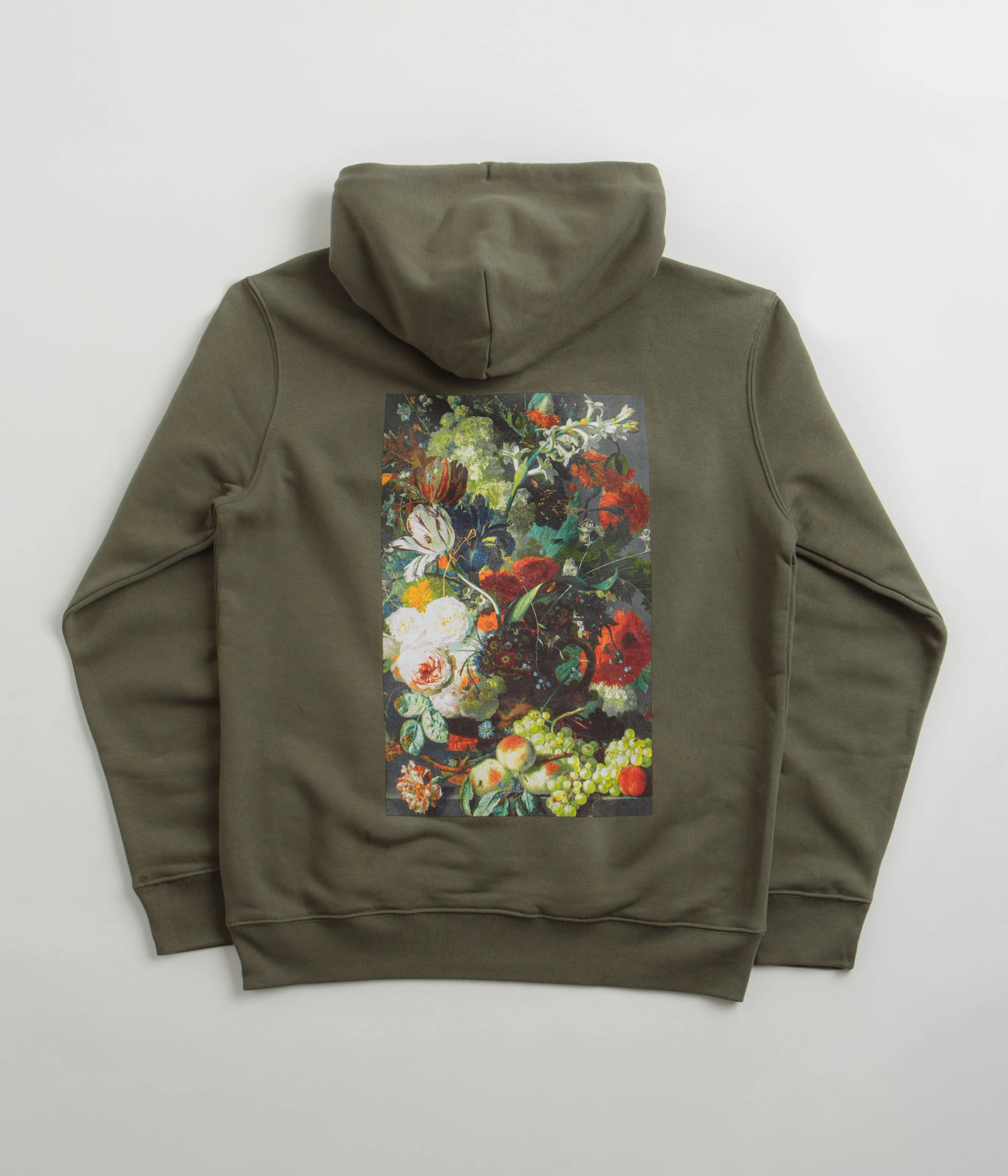 Poetic Collective Flower Hoodie - Khaki