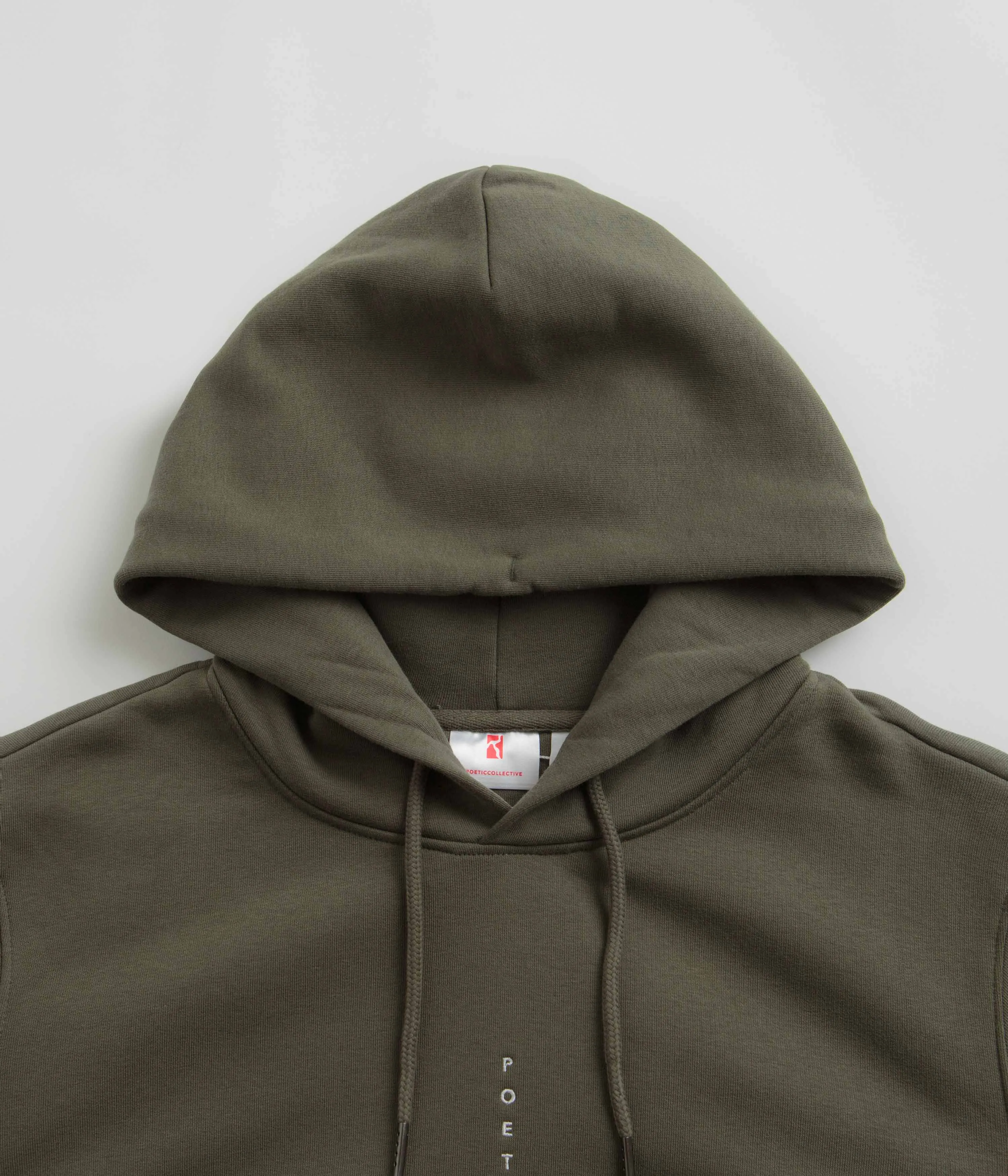 Poetic Collective Flower Hoodie - Khaki