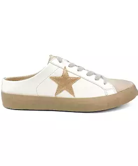 Polka Mule Sneaker - Golden