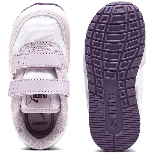 PUMA KIDS ST RUNNER WHITE/GRAPE SHOES