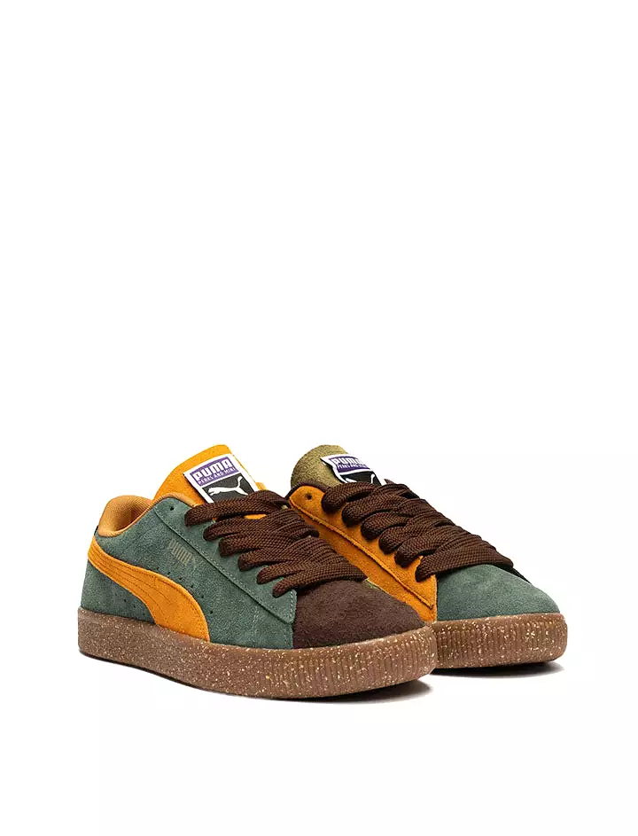 Puma x P.A.M Suede VTG Trainers Dark Chocolate / Burnt Olive