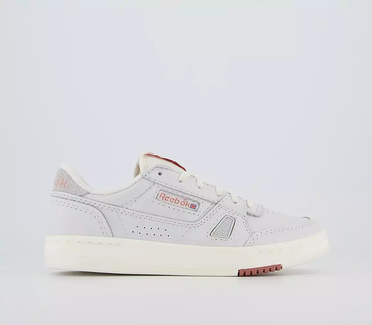 Reebok Lt Court White Pink Trainers