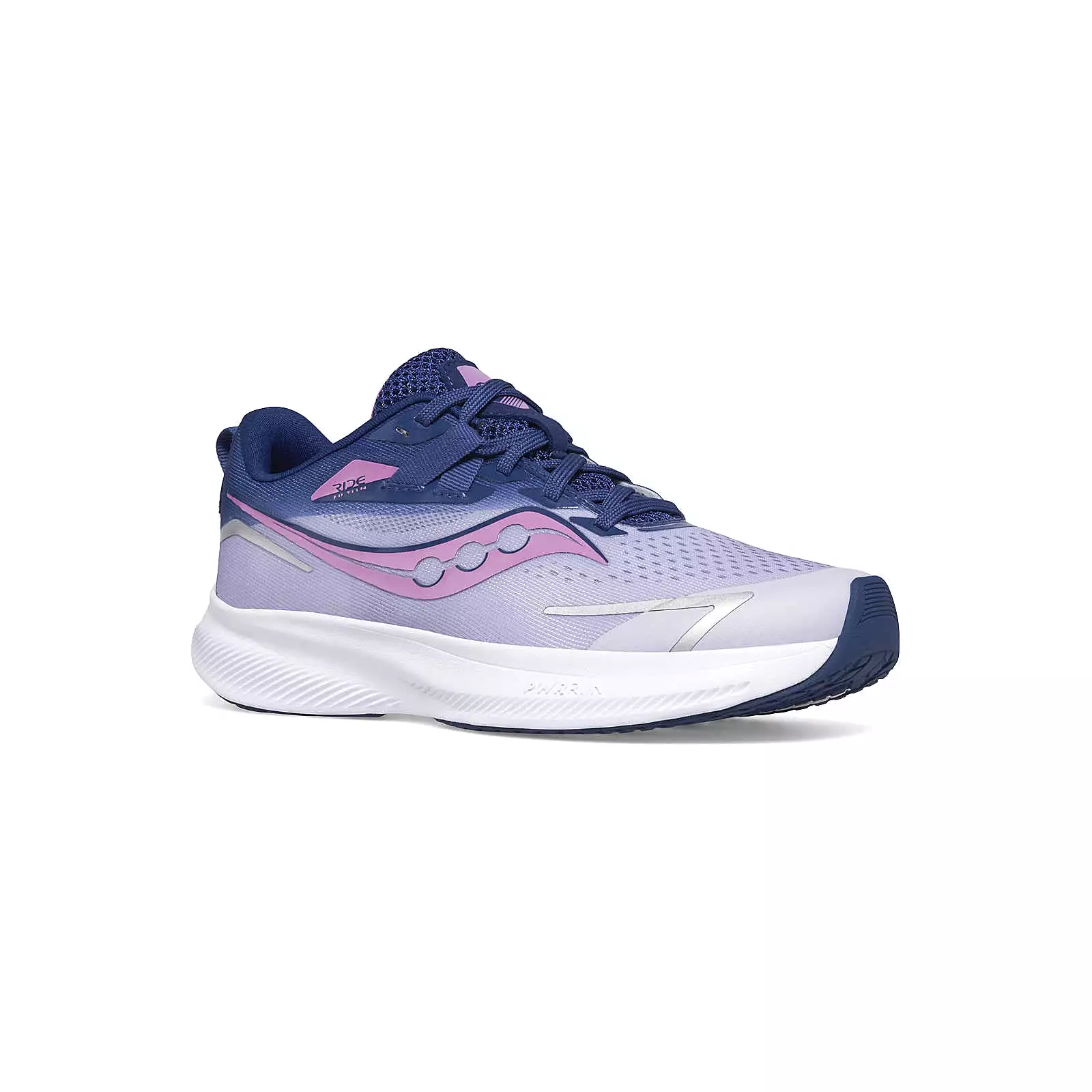 Ride 15 Big Kid's Running Shoe - Mauve, Indigo