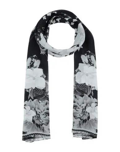 Roberto Cavalli Women Scarf Black -- --