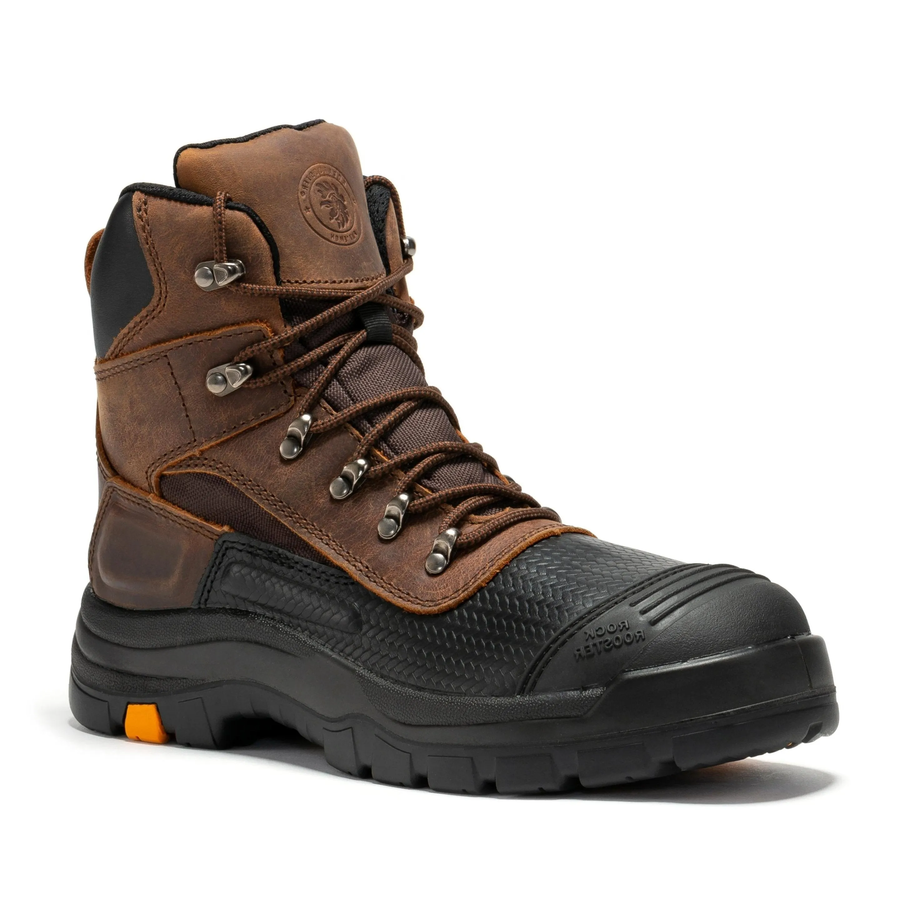 ROCKROOSTER Sedona 6 Inch Waterproof Steel Toe Leather Work Boots AK216