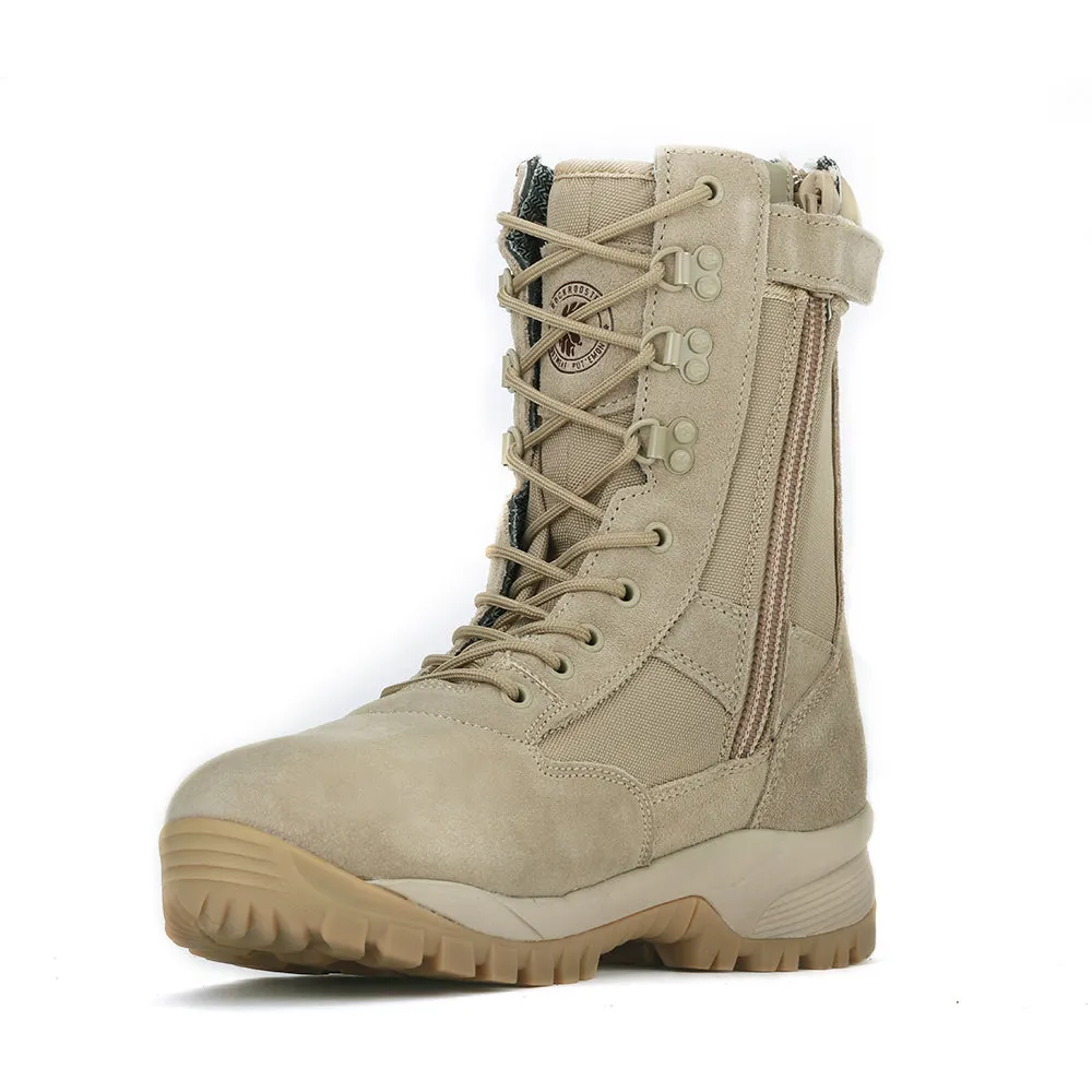 ROCKROOSTER VEGA Sand 8 inch Suede Leather Tactical & Military Boots AB5318