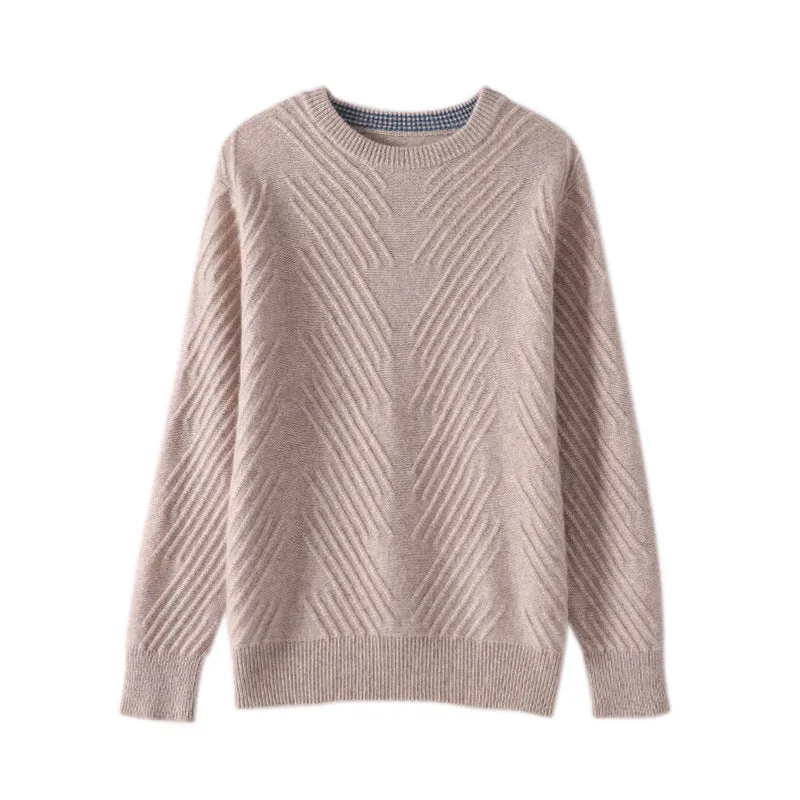 Round Neck Padded Sweater