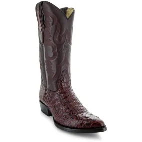 Soto Boots Men's Gator Tail Print Cowboy Boots (H7006)