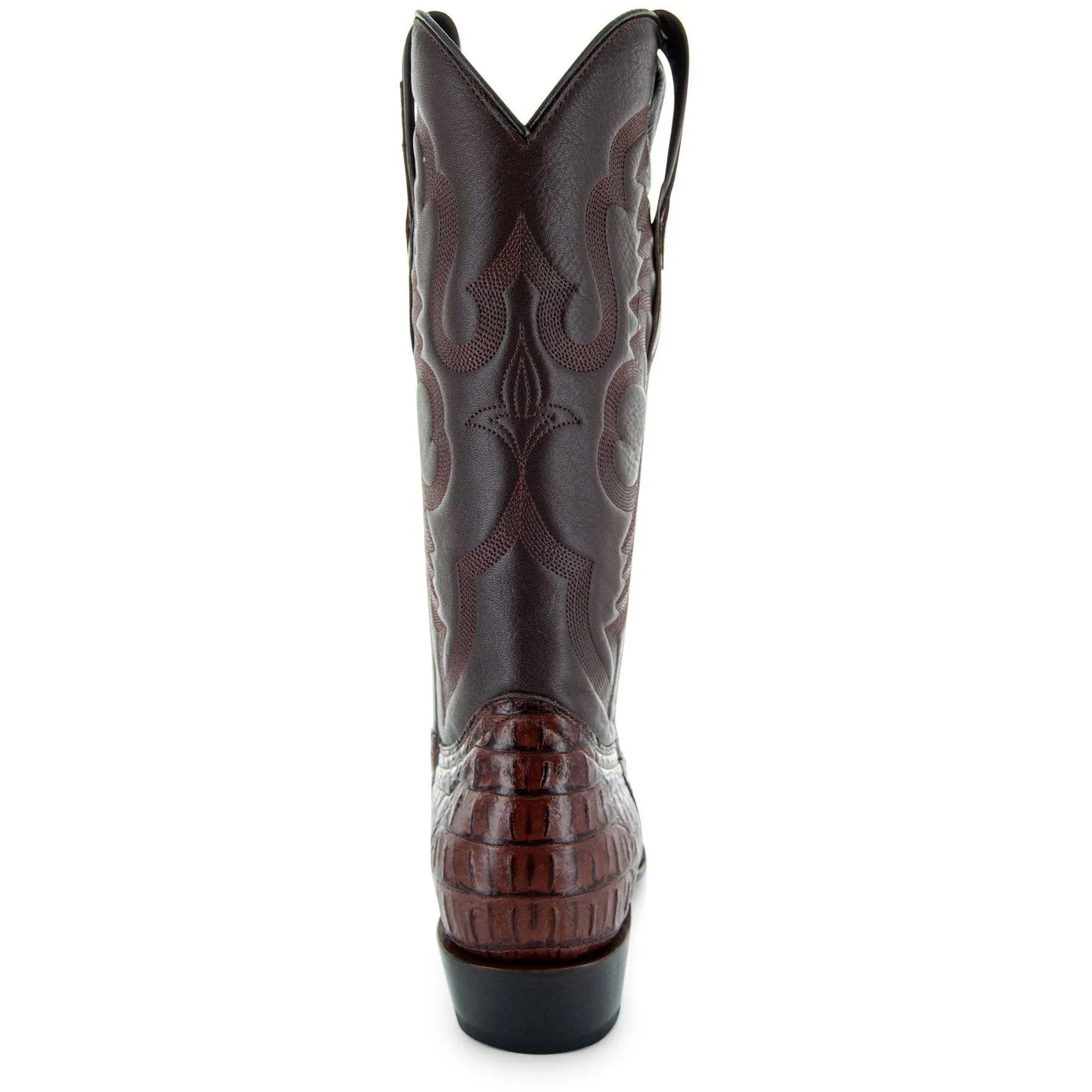 Soto Boots Men's Gator Tail Print Cowboy Boots (H7006)