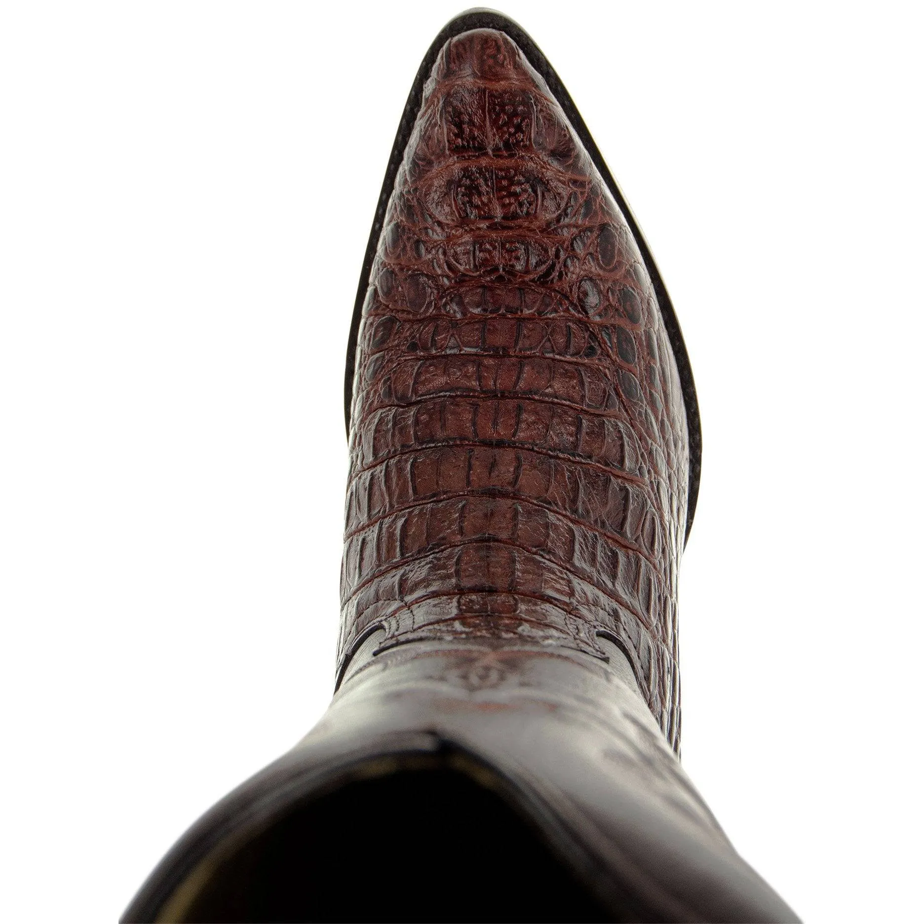 Soto Boots Men's Gator Tail Print Cowboy Boots (H7006)