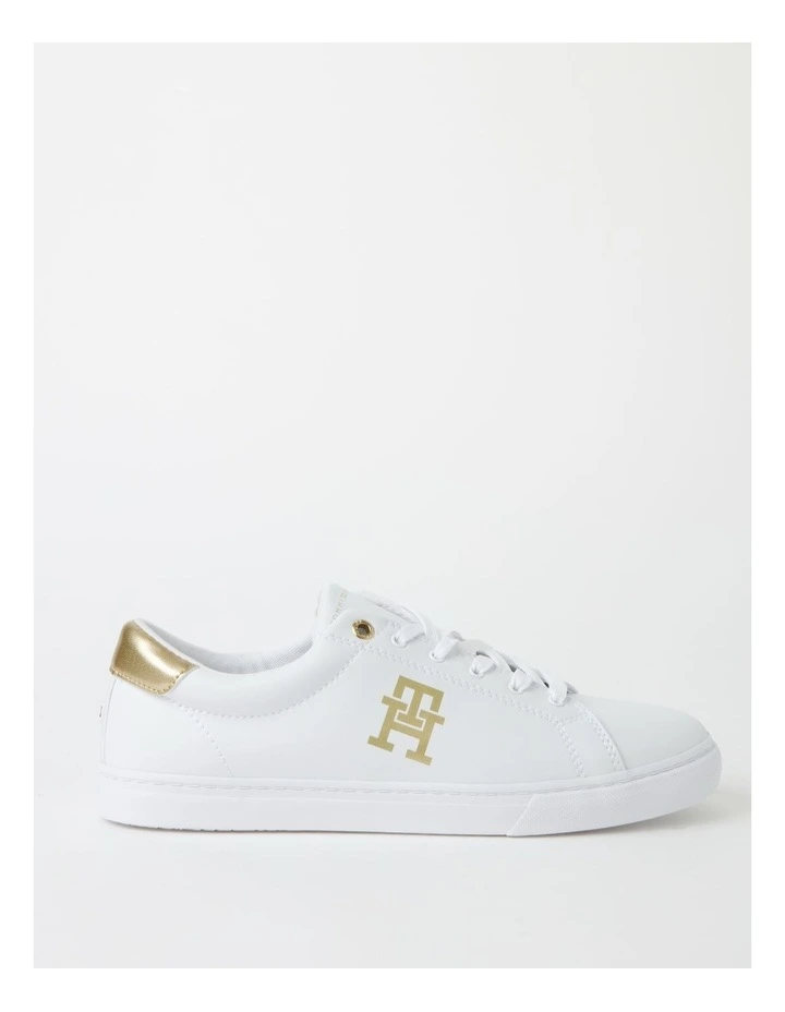 TH Gold Crest Sneaker in White