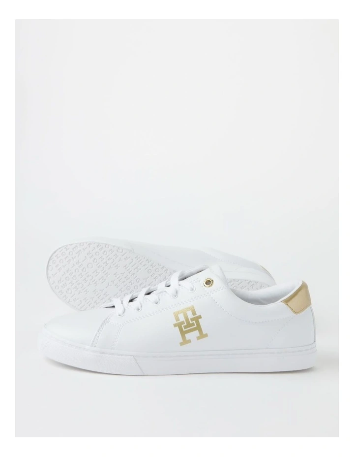 TH Gold Crest Sneaker in White