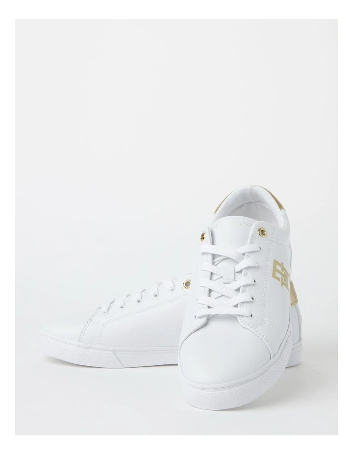 TH Gold Crest Sneaker in White