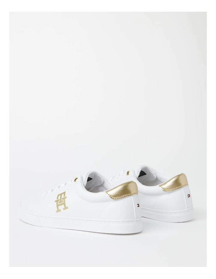 TH Gold Crest Sneaker in White