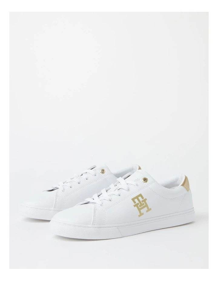 TH Gold Crest Sneaker in White